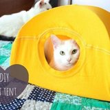≪DIY≫手作り猫ちゃん用テントの作り方☆