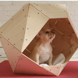 作ってみよう！小型犬のための幾何学型ドッグハウス